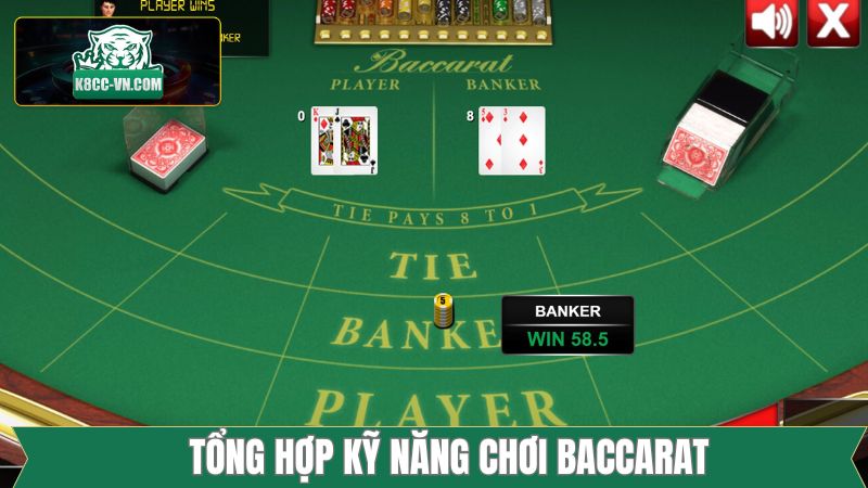 Kỹ Năng Chơi Baccarat Trăm Trận Trăm Thắng Từ Cao Thủ K8CC 2 Phương pháp đánh baccarat theo kiểu cầu nghiêng