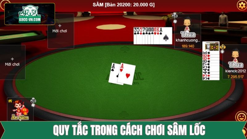 Một số quy tắc trong game sâm lốc anh em cần nắm