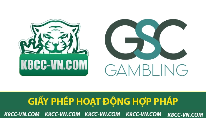 K8CC đã được cấp phép hợp pháp